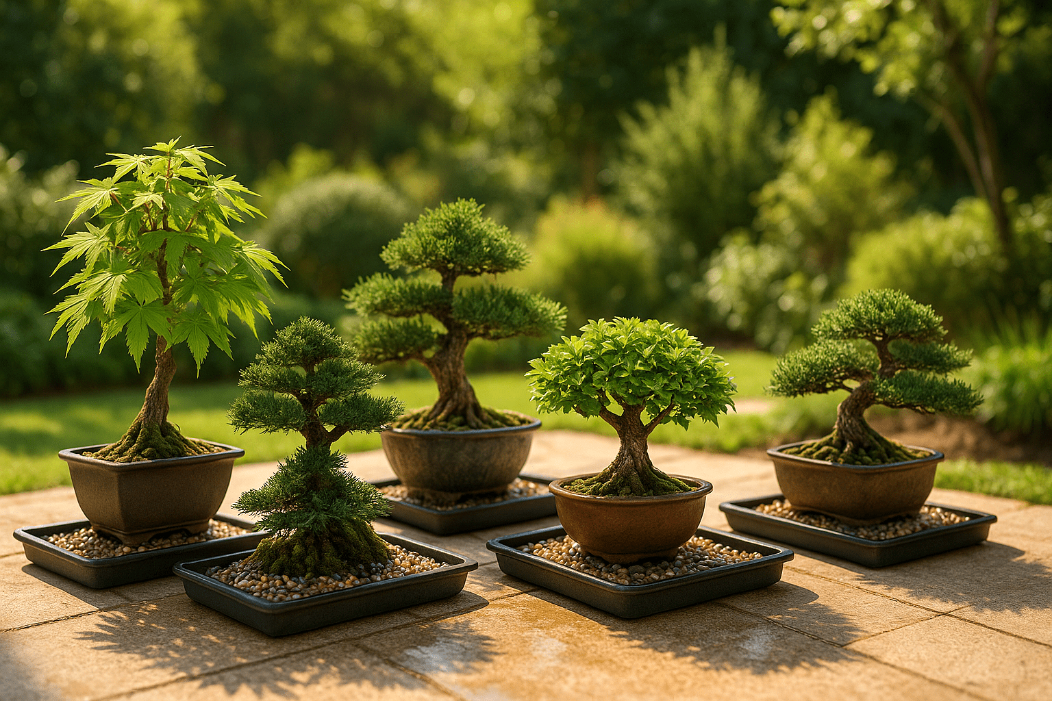 Bandejas de humedad para bonsáis