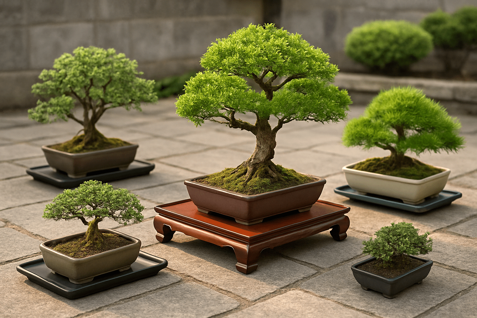 Bandejas para bonsáis