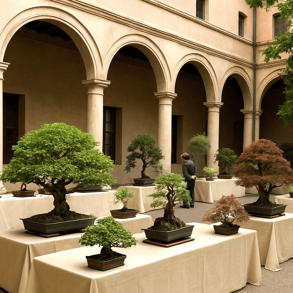 Exposición de Bonsáis en el Museo de Zaragoza