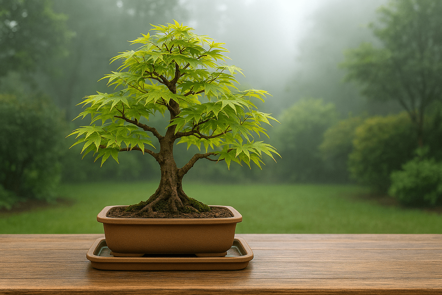 Humedad en el cuidado del bonsái