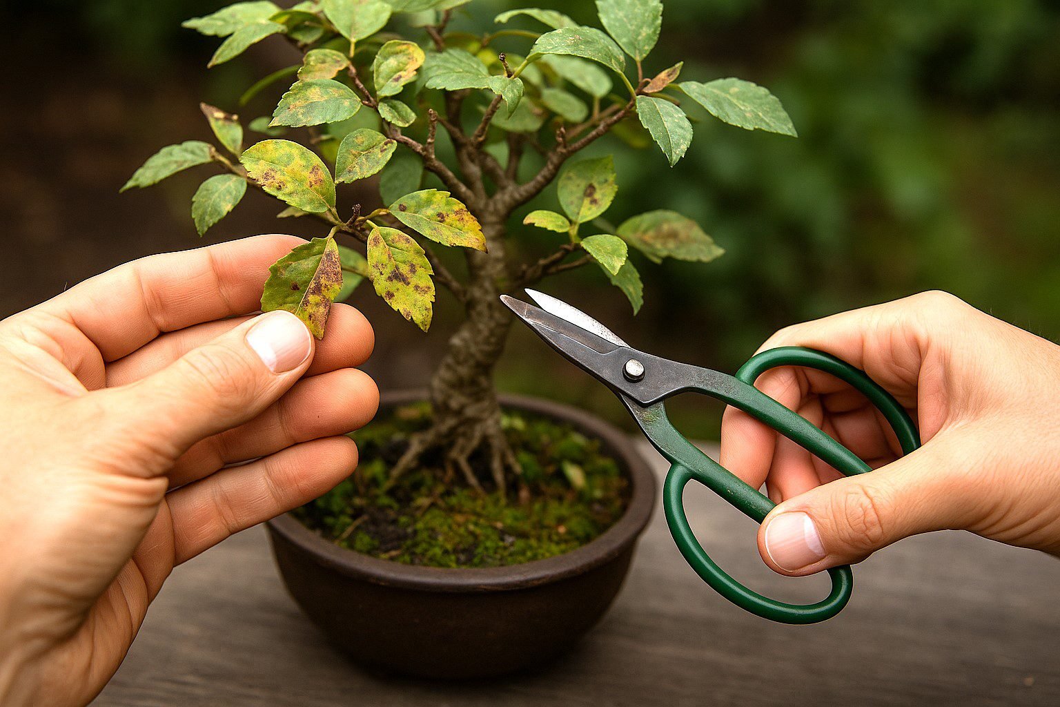 Problemas comunes en bonsáis