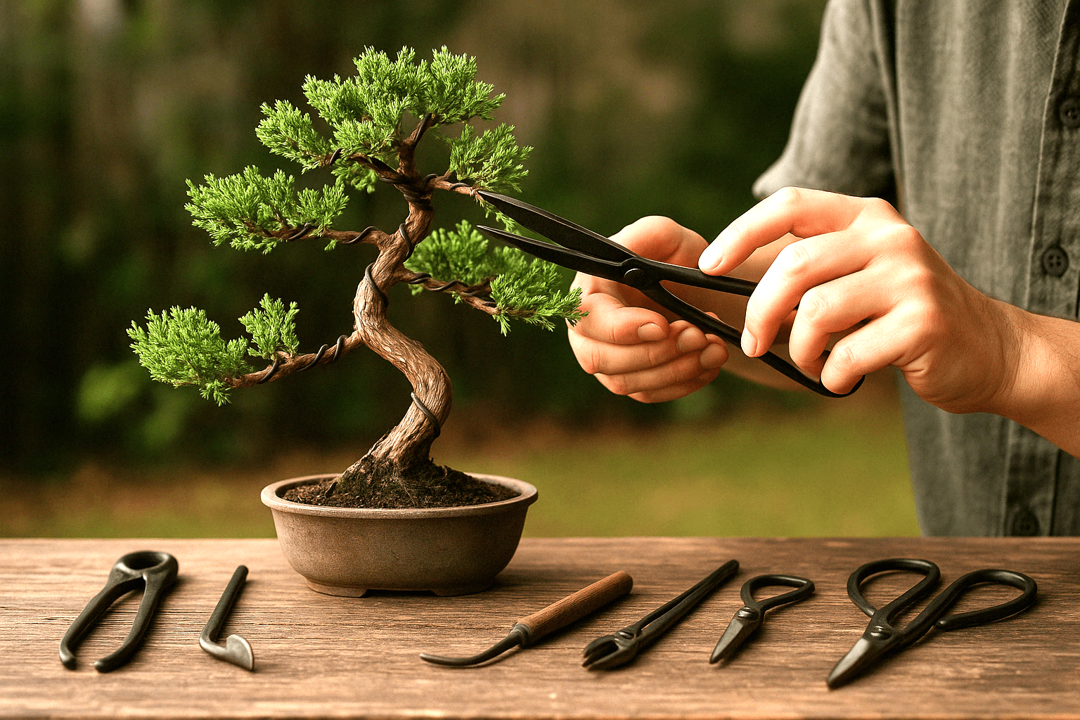 Técnicas de formación de un bonsái