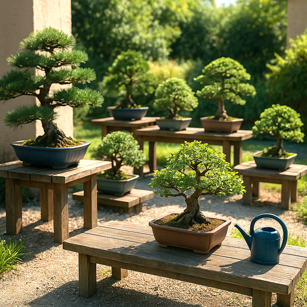 Ubicación de los bonsáis