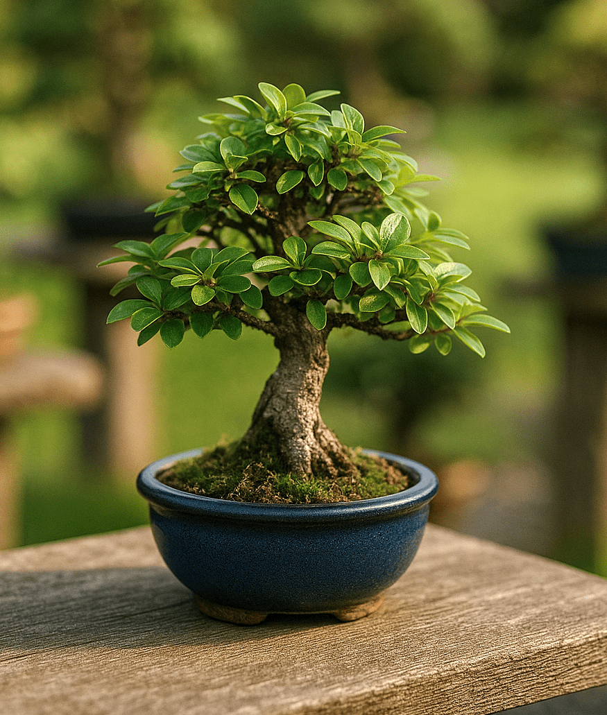 Bonsái Shohin en maceta pequeña