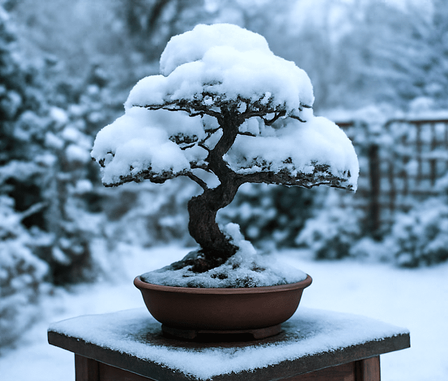 Cómo proteger un bonsái en invierno