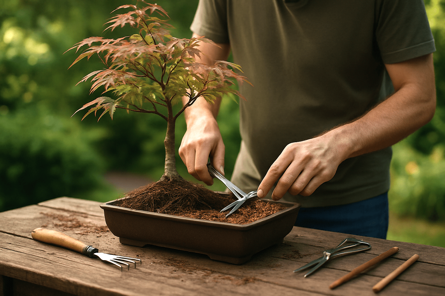 Cómo realizar el trasplante de un bonsái